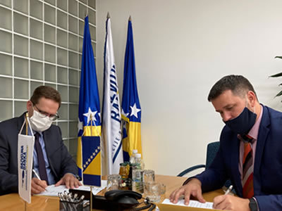 Potpisan ugovor o poslovnoj saradnji između Razvojne banke FBiH i Union banke d.d. Sarajevo